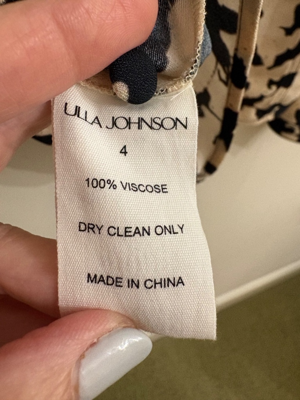 Ulla Johnson Safi Blouse in Moonstone, size 4. NWOT - Picture 4 of 5